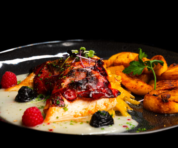 Hähnchenbrustfilet im Schinkenmantel